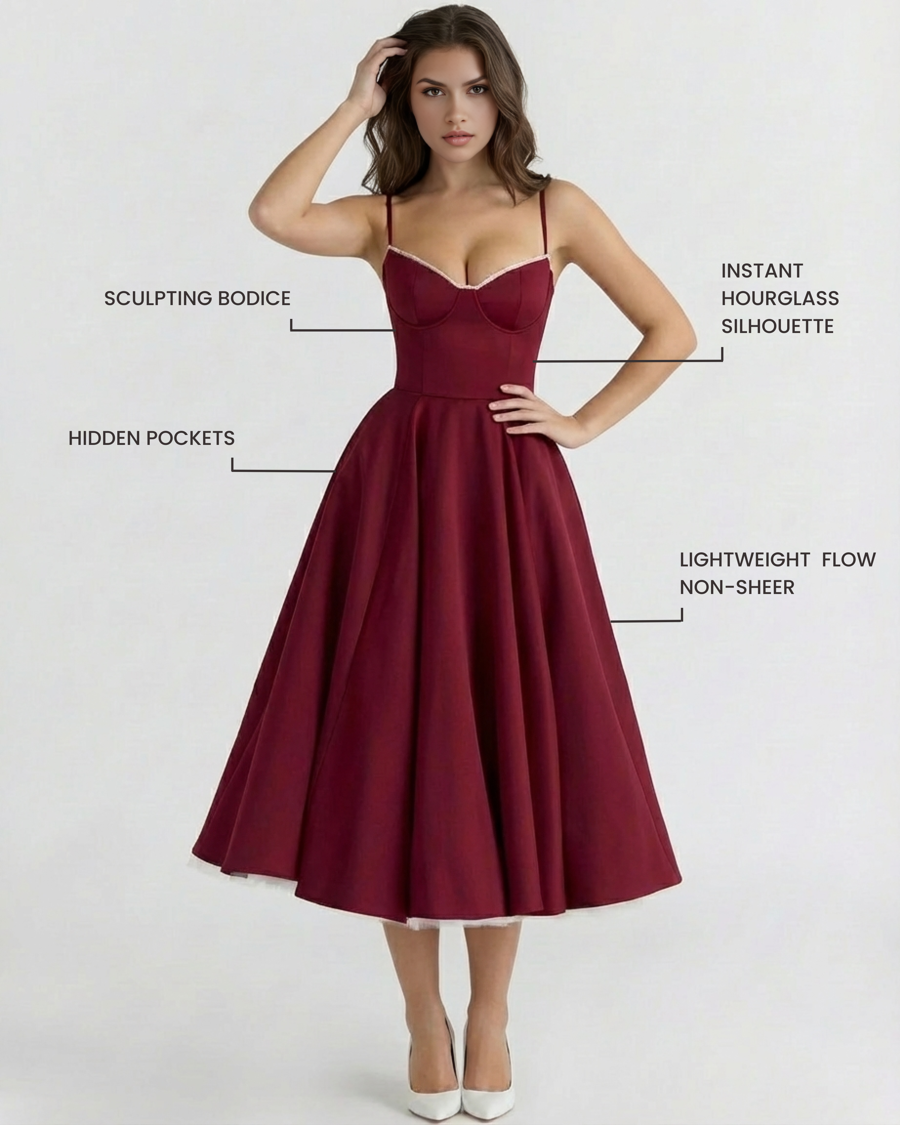 Selene — Burgundy