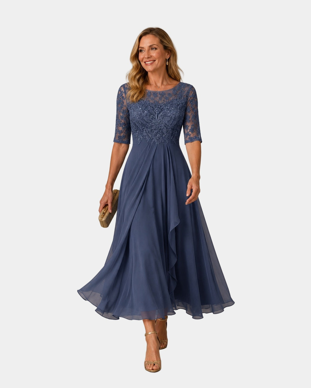Rose lace midi dress, studio